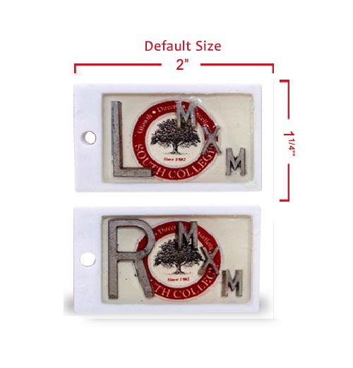 PLASTIC XRAY MARKERS WITH LOGO